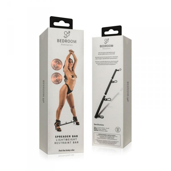 Bedroom Fantasies - Adjustable Spreader Bar Black