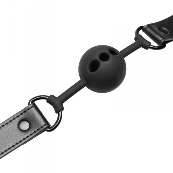 Bedroom Fantasies - Breathable Silicone Ball Gag Black