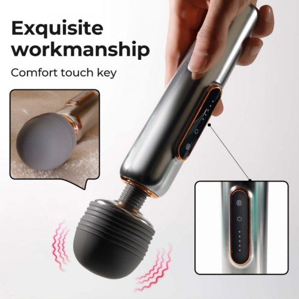 WAND MASSAGERS SHINING METALLIC LUSTER