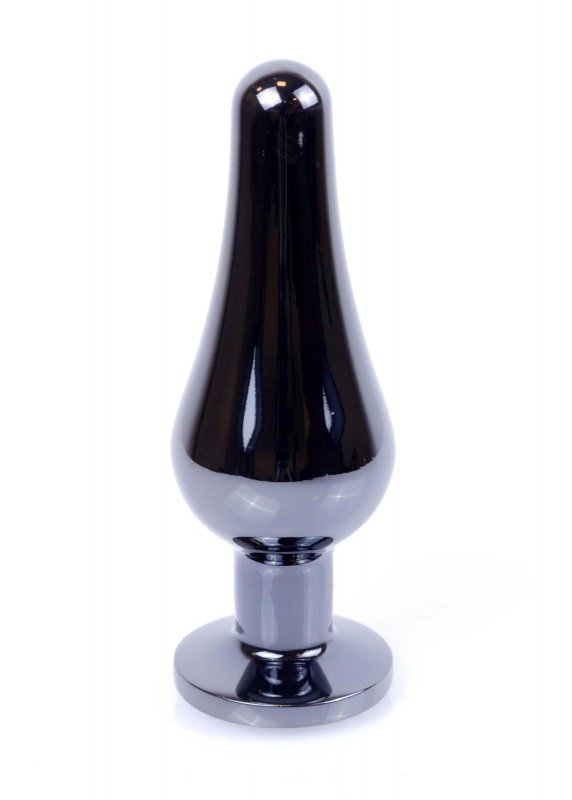 MyLove Toys - Jewellery Dark Silver BUTT PLUG- Clear