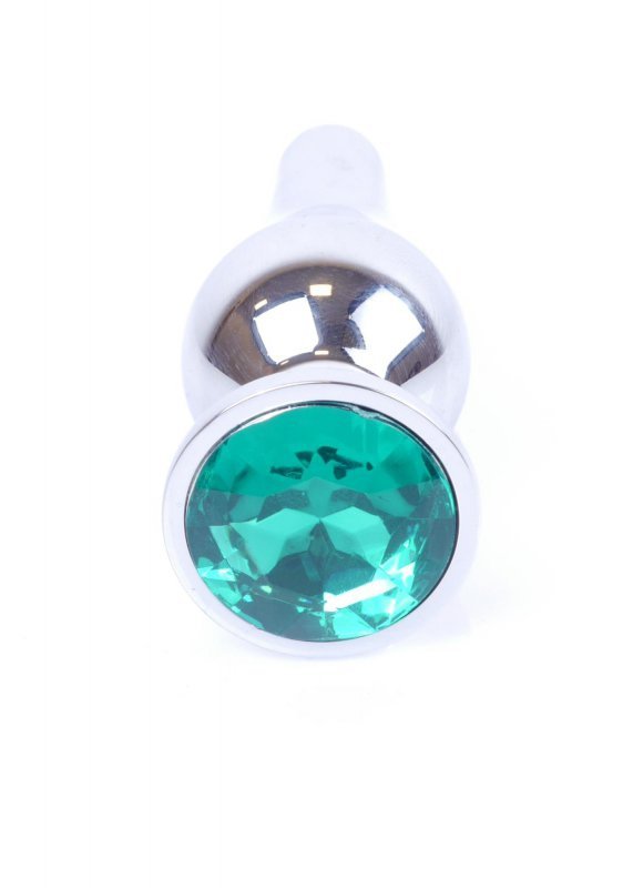 MyLove Toys - Jewellery Silver BUTT PLUG- Green