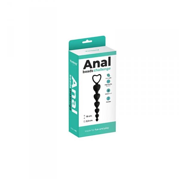 ANAL BEADS black heart