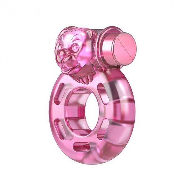 BAILE - Vibrating Cock Ring Bear Pink