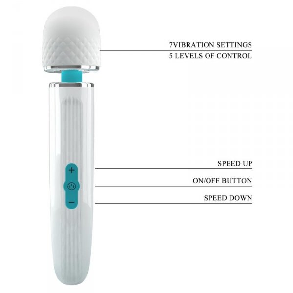PRETTY LOVE - Aylins, 7 vibration functions 5 levels of speed control, Silicone ABS, USB rechargeable