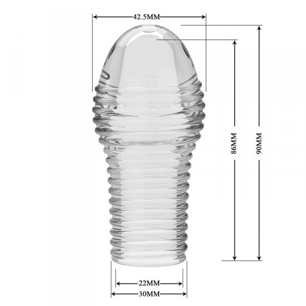 Pretty Love Penis Sleeve – Hoytt (Clear)