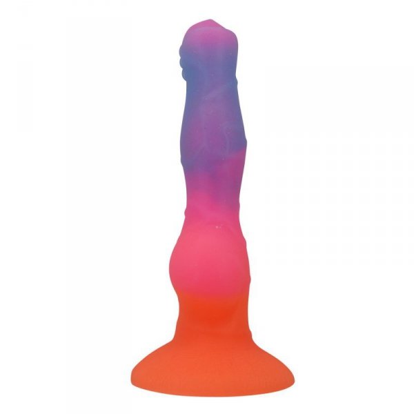 Power Monsters Hercules – 21.5 cm Rippled Monster Silicone Dildo