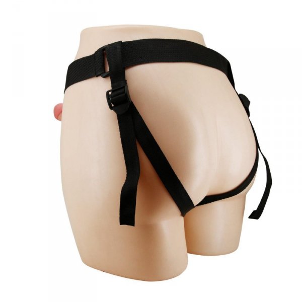 PRETTY LOVE - Mavis Flesh, Universal Strap-On Harness, Dildo 7.4&#039;&#039; TPR