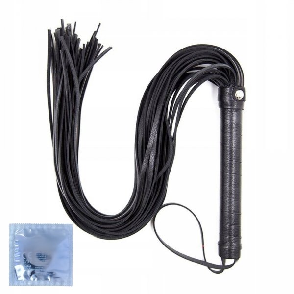 DŁUGI GĘSTY BOLESNY 64cm BDSM SOLIDNY UCHWYT WYSOKA JAKOŚĆ