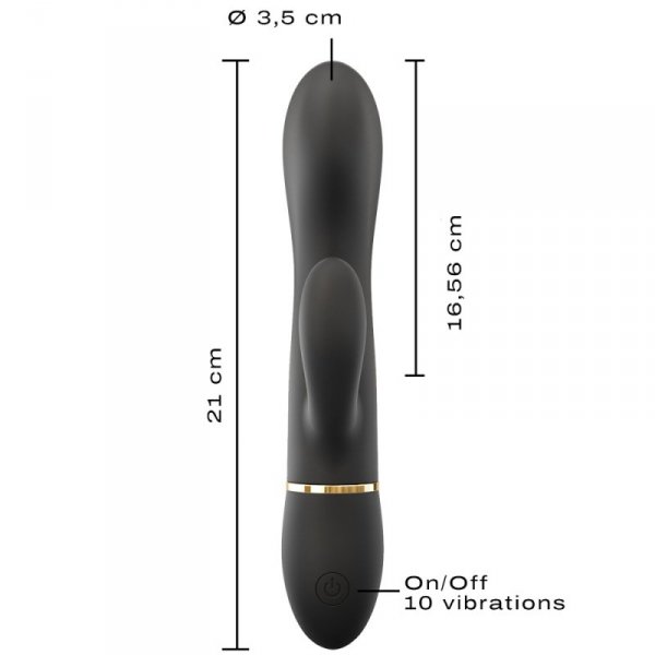 Wibrator króliczek punkt G silikonowy USB 10 trybów dla kobiet Glam Rabbit