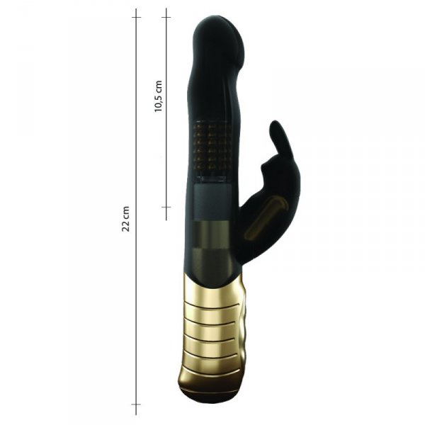 Wielofunkcyjny wibrator Baby Rabbit 2.0 black