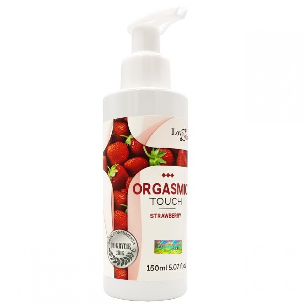 ORGASMIC TOUCH Orgazmowy żel do masażu i stymulacji STRAWBERRY 150m