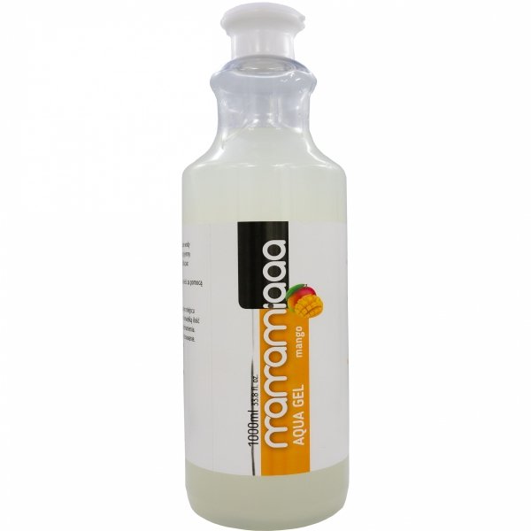 GĘSTY WODNY ŻEL NAWILŻAJĄCY LUBRYKANT WAGINALNO ANALNY 1000 ML ZAPACH MANGO