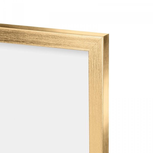 ZESTAW Ramek na zdjęcia Multirama galeria złota - 7 szt (6x ramka 10x15 i 1x ramka 30x40) + szablon 