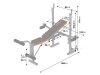 Ławeczka do ćwiczeń pod sztangę Neo-Sport NS-201