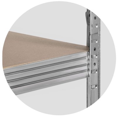 Regał metalowy magazynowy 180 x 90 x 40 cm Humberg HR-812 + pokrowiec GRATIS
