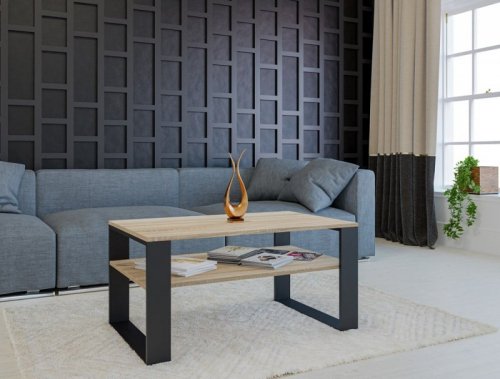 Ława Modern 1P SONOMA CZARNY