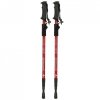 Kijki kije trekkingowe do nordic walking składane 2 sztuki czerwone