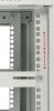 Extralink Szafka wisząca rack 6U 600x450 szara z metalowymi drzwiami