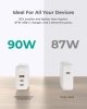 AUKEY PA-B6S White Omnia Mix GaN ładowarka sieciowa 3xUSB (2xUSB C+1xUSB A) 90W