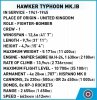 Cobi Klocki Klocki Hawker Typhoon Mk.1B