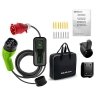 Qoltec Mobilna ładowarka do samochodu elektrycznego EV z regulacją 2w1  Typ2 | 11kW | 3 Fazy | CEE 5 PIN | LCD | Przenośna | Wal