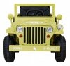Autko Wojskowe Retro dla dzieci Beżowy + Napęd 4x4