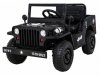 Autko Wojskowe Retro dla dzieci Czarny + Napęd 4x4