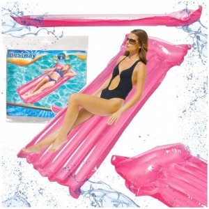 BESTWAY 44013 Materac dmuchany do  pływania plażowy do basenu różowy