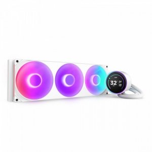 Chłodzenie wodne Kraken elite 420 RGB LCD białe