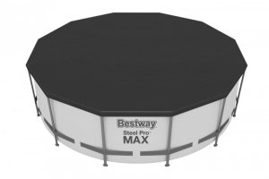 Pokrywa 370cm na Basen stelażowy i panelowy 360-366cm/12FT BESTWAY