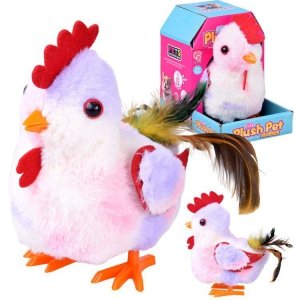 Dreptająca KURA Grażyna kukuryku! - pieje i macha skrzydłami ZA6018 