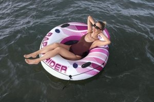 Koło do Pływania RAPID RIDER Różowy 135cm Bestway