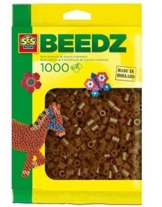 Koraliki do prasowania ciemnobrązowe 1000szt