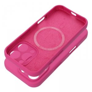 Futerał do iPhone 16 Silicone 2mm zgodny z MagSafe różowy