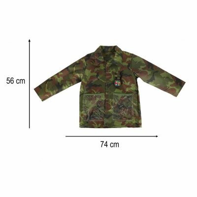 Kostium strój karnawałowy przebranie żołnierz zestaw 3-8 lat