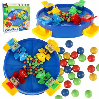 Gra zręcznościowa głodne żabki skaczące żaby 4 graczy 3+ XXL