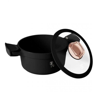 GARNEK TYTANOWY 20cm BERLINGER HAUS BH-1456 BLACK ROSE