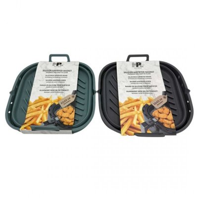 WKŁAD SILIKONOWY DO FRYTOWNICY KWADRATOWY SKŁADANY 22 x 22cm