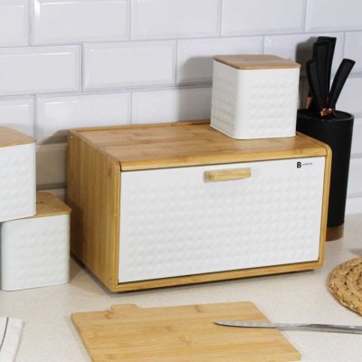 CHLEBAK POJEMNIK NA PIECZYWO BAMBUSOWY DWUSTRONNY 4257