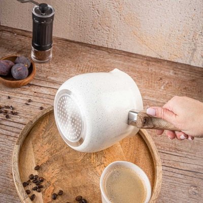 TYGIELEK MARMURKOWY DO KAWY PO TURECKU 1,8L KINGHOFF KH-1982 INDUKCJA