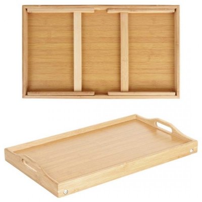 BAMBUSOWY STOLIK ŚNIADANIOWY DO ŁÓŻKA POD LAPTOPA 139457