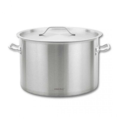 GARNEK GASTRONOMICZNY Z POKRYWĄ STALOWĄ Ø38cm 27L KINGHOFF KH-2025