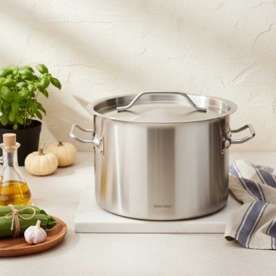 GARNEK GASTRONOMICZNY Z POKRYWĄ STALOWĄ Ø55cm 83L KINGHOFF KH-2029