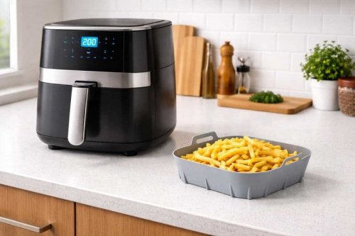 WKŁAD SILIKONOWY WIELORAZOWY DO FRYTKOWNICY 15,5x15,5cm ALPENBURG