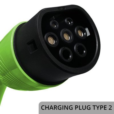 Mobilna ładowarka do samochodu elektrycznego EV z regulacją 2w1  Typ2 | 3.5kW | 230V | Wi-Fi | TUYA | SMART LIFE | LCD | 5m