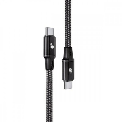 Kabel magnetyczny USB C-USB C 1m czarny