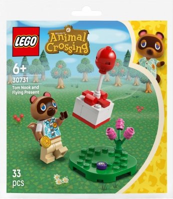 Klocki Animal Crossing 30731 Tom Nook i latający prezent