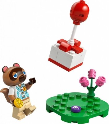 Klocki Animal Crossing 30731 Tom Nook i latający prezent