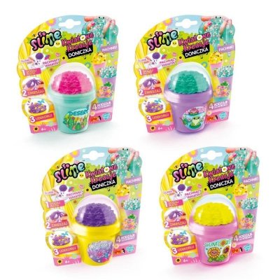 Zestaw kreatywny So Slime Kwiatowe Kreacje - doniczka fioletowa