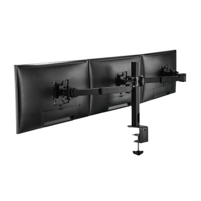 Uchwyt na 3 monitory,17 -27 cali, ramie 380mm,3x7kg